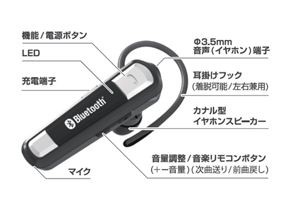 Bluetoothイヤホンマイク カナル式 マルチ – kashimura